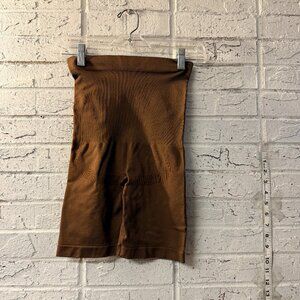 Emptua Seamless Shapewear Shorts  Brown XL–2XL High Waist Smoothing
